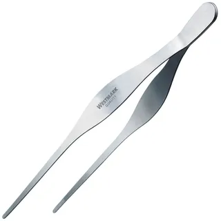 Westmark Brat- und Servierpinzette 29 cm Edelstahl silber