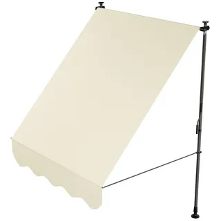Juskys Klemmmarkise Kapstadt 150 x 120 cm beige