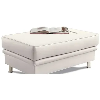 sit&more Hocker Mailand Kunstleder 102 x 45 x 69 cm Weiß
