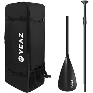 YEAZ SUP-Paddel KIT Rucksack und Paddel schwarz