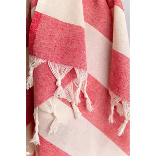 Bonamaison 100% Baumwolle Türkisches dünnes Hamamtuch, Pesthemal, Badetuch, Strandtuch, 83 X 170 cm - Hergestellt in der Türkei