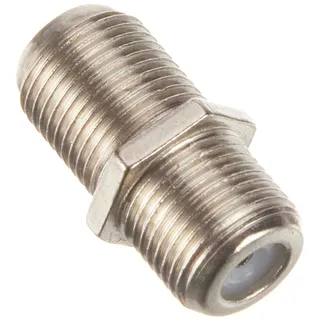 conecto F-Verbinder, F-Kupplung, F-Buchse auf F-Buchse, Adapter zur Verlängerung von Antennen-Kabel/Koaxial-Kabel