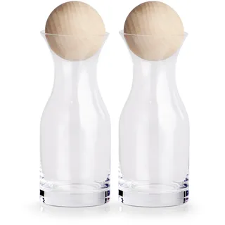 Zeller Present Glasflasche Set, Transparent