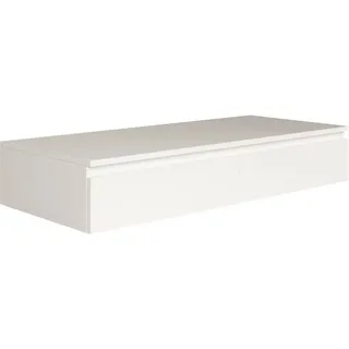 Selsey Bemmi Wand-Schminktisch 120 cm mit Schubladen Weiß