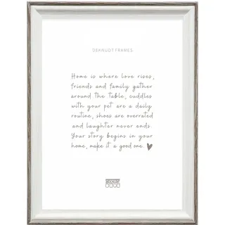 Deknudt Frames S68VG2 Modern Weiß/braun-grau 30x40 cm 2er Set
