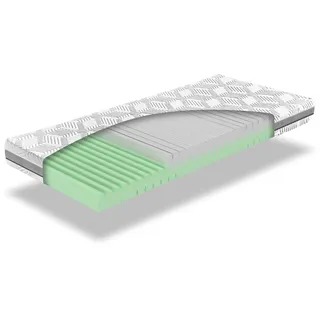 Betten-ABC ErgoOne – 7-Zonen-Kaltschaummatratze mit zwei Härtegraden, mittelfest und fest - 160x200