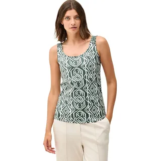 CECIL Damen B323073 Top mit Smok-Details, Balmy Khaki, L