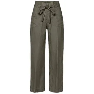 BRAX Damen Style Maine Pure Linen Hose, Khaki, 29W / 32L EU