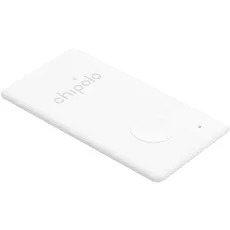 Chipolo CARD - 1 Pack - Brieftaschenfinder, Bluetooth Tracker für Brieftasche, Kostenlose Premium-Funktionen, Funktioniert mit Chipolo App (iOS und Android kompatibel) WEIß