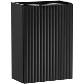 Badezimmerschrank unter Waschbecken 20x40cm mit 1 Tür - Schwarz