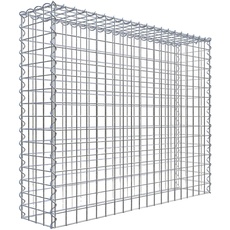 Bild Gabione, silbergrau, Maschenweite 5 cm x 5 cm,
