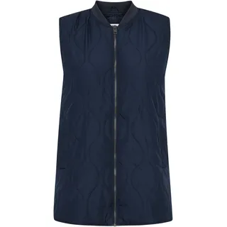 Steppweste OXMO "Steppweste OXSvala", Damen, Gr. M, blau (total eclipse), Obermaterial: 100% Polyester PES., Westen Steppweste