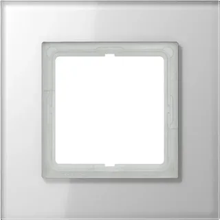 Jung LSP981GLWW Glasrahmen 1fach, LS PLUS, alpinweiß, senkrechte und waagerechte Montage LSP 981 GL WW