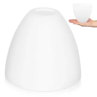 OSALADI Lampenschirm E27 Aus Milchglas Ersatzglas Lampenschirm Für Tischlampe Und Stehlampe Lampenabdeckung Für Deckenleuchte 5.71X5.71X5.51In Für Wohnzimmer Und Schlafzimmer