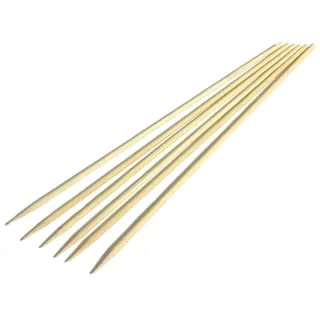 sellaviva Schaschlik-Spieße Bambus-Holz 20cm - 80 Stück | Grillspieße Fleischspieße Holz für Grill