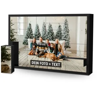 printplanet - Schachtel-Adventskalender zum Befüllen mit eigenem Foto + Text Bedruckt - 2026