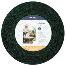 Perel Vogelschutznetz, Polyester, Maschenweite 2 cm2, 2 x 10 m, Grün