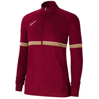 Nike Academy 21 Track Jacket, Team RED/WHITE/JERSEY GOLD/WHITE, CV2677-677, XS