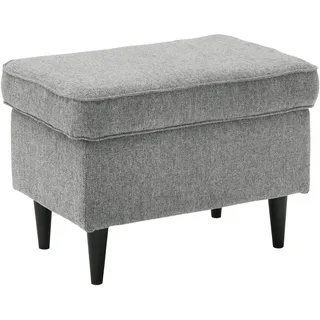 Mid.you Hocker , Grau , Textil, Holzwerkstoff , rechteckig , 63x43x42 cm , Made in Eu , Wohnzimmer, Sessel, Hocker & Hockerbänke, Sitzhocker