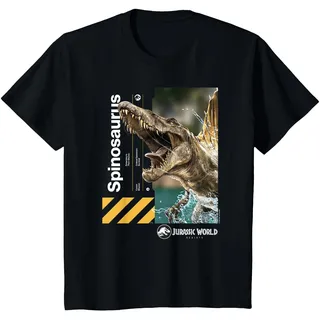 Jurassic World Rebirth Spinosaurus T-Shirt, Kinder, Schwarz, 152