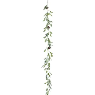 Creativ green Kunstgirlande "Girlande" mit Zapfen, grün