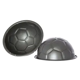 WALTER Premium Fußball Backform, Fußballform besitzt eine hohe Verschleißfestigkeit, Ø 225 mm, Volumen: 2,5 Liter