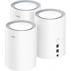Cudy M1800 3-pack Dual-band ( / ) Wi-Fi 6 (802.11ax) White 1 Internal, Router, Weiss