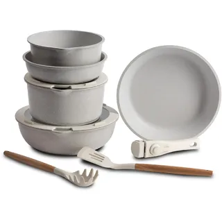 BERGNER Kochgeschirr Topf-Set 2-tlg. 2 x Topf + 2 x Deckel