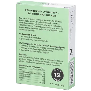 My.Yo - veganes Joghurt Ferment Puder 5 g