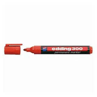 edding 300 Permanentmarker rot