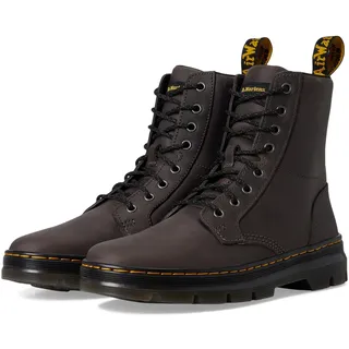 Dr. Martens Combs Leather Gunmetal Saddleback