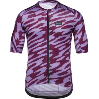 Gore Wear Herren Spirit Organic Camo Jerseys, Scrub Lila/Process Lila, S EU
