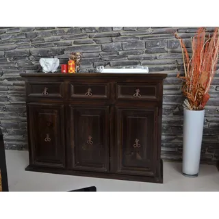 Mexico Sideboard Massivholz Pinie Kolonialstil Mexiko Möbel Mexikanisch