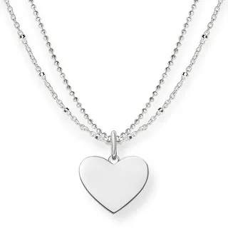 Thomas Sabo Kette mit Anhänger Herz Silber
