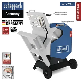 SCHEPPACH Wippsäge Wox D700SL Wippkreissäge Brennholzsäge 7500W 400V 700mm Blatt