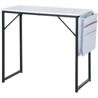 Well Home Schreibtisch mit Dokumentenhalter in gebrochenem Weiß, 74 cm