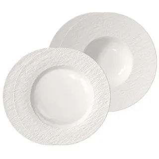 Villeroy & Boch Teller-Set Manufacture Ice 4er Set weiß