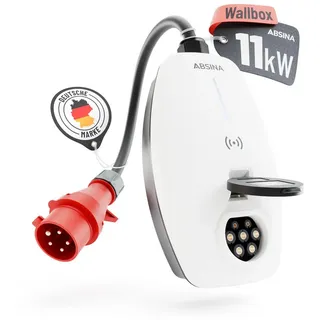 Absina Mobile Wallbox Typ 2 (11 kW, 16 A) - 9,5 m Kabel