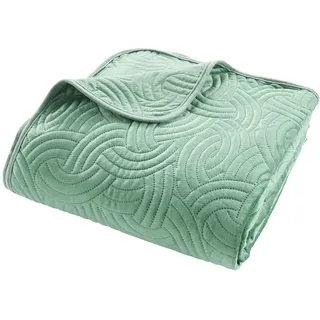 Douceur d'intérieur Bettüberwurf 220 x 240 cm Grün
