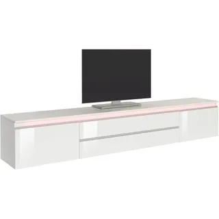 Home Affaire Magic Lowboard 240×40×40 cm Weiß Holz, Metall, Holzwerkstoff