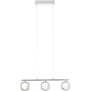 Brilliant Rafa 3-flg. 57 cm Balken chrom/rauchglas