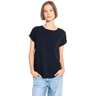 CECIL Damen B344671 Gestreifte Bluse, universal Blue, S