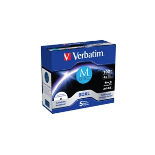 Verbatim 43834 M-DISC Blu-ray Rohling 100GB 1 St. Jewelcase Bedruckbar