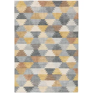 benuta Pop Teppich Mara Multicolor 80x150 cm , Textil , Abstrakt , Rechteckig , 80x150 cm , Gots , wasserabweisend , Teppiche und Böden, Teppiche