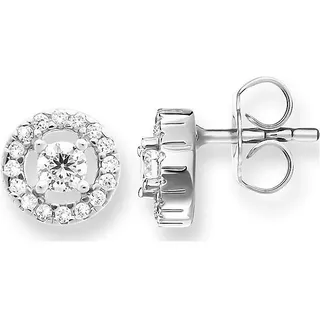 Thomas Sabo Damen-Ohrstecker 925 Silber Zirkonia weiß Brillantschliff - SCH150029