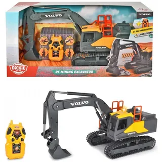 DICKIE RC-Baumaschine Volvo Mining Excavator 4CH RTR gelb (203729018)