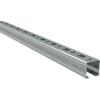 Walraven Montageschiene RapidRail 30x30 2m C-Profil sv mit Schnittmarkierungen