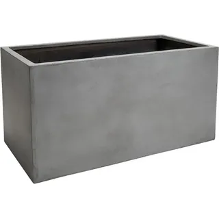 Vivanno Pflanzkübel Maxi 80 cm x 40 cm x 40 cm Betonoptik Grau