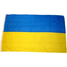 Bild Flagge Ukraine 90 x 150 cm Fahne mit 2 Ösen 100g/m2 Stoffgewicht