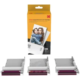 Kodak ICRG-230 (2.1 X 3.4) 3 Print-Kartuschen + je 10 Fotopapieren